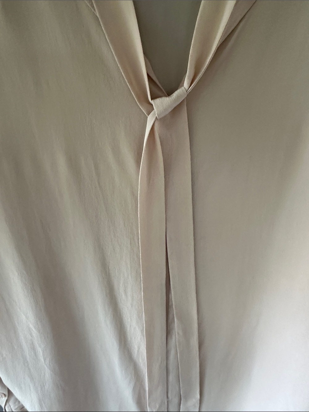 Equipment Femme 100% Silk Tie Neck & Cuff Blouse Blush Pink M - Picture 7 of 10